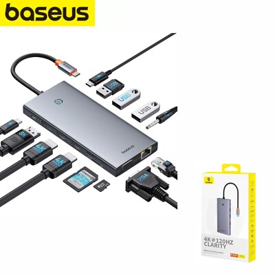HUB Baseus PortalJoy Series 13in1 USB-C   2x HDMI / DP / VGA / USB-A 3.1 / USB-C