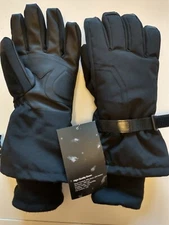 Andake mens Ski Gloves Duck Down Black