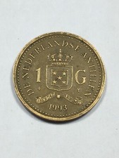 Monnaie Antilles Néerlandaise 1 Gulden 1993 (9-39)