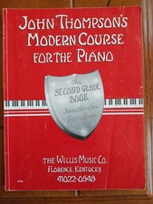 John Thompson's Modern Course For The Piano Second 2nd Grade Book Willis Music