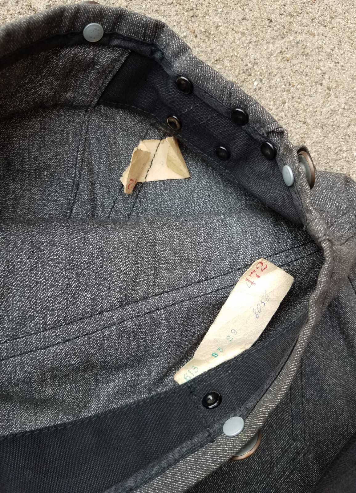 dead stock Janesville firefighter union label 1962 front clip buckle