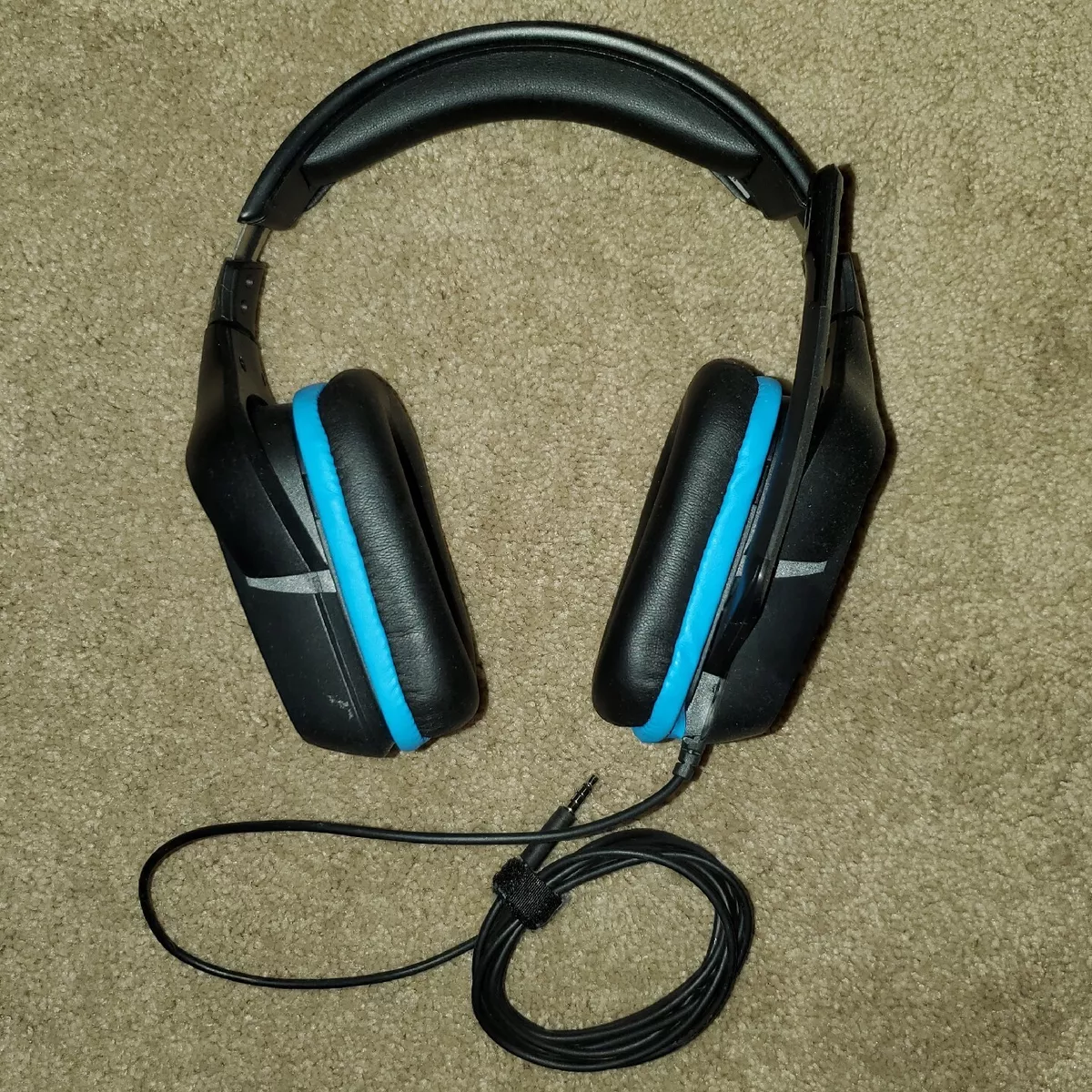 Logitech G432 Black/Blue Over The Ear Gaming Headset