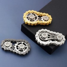 Fidget Spinner Metall Bike Chain Design Hand Fidget Gyro toy Zappeln Stress Gift