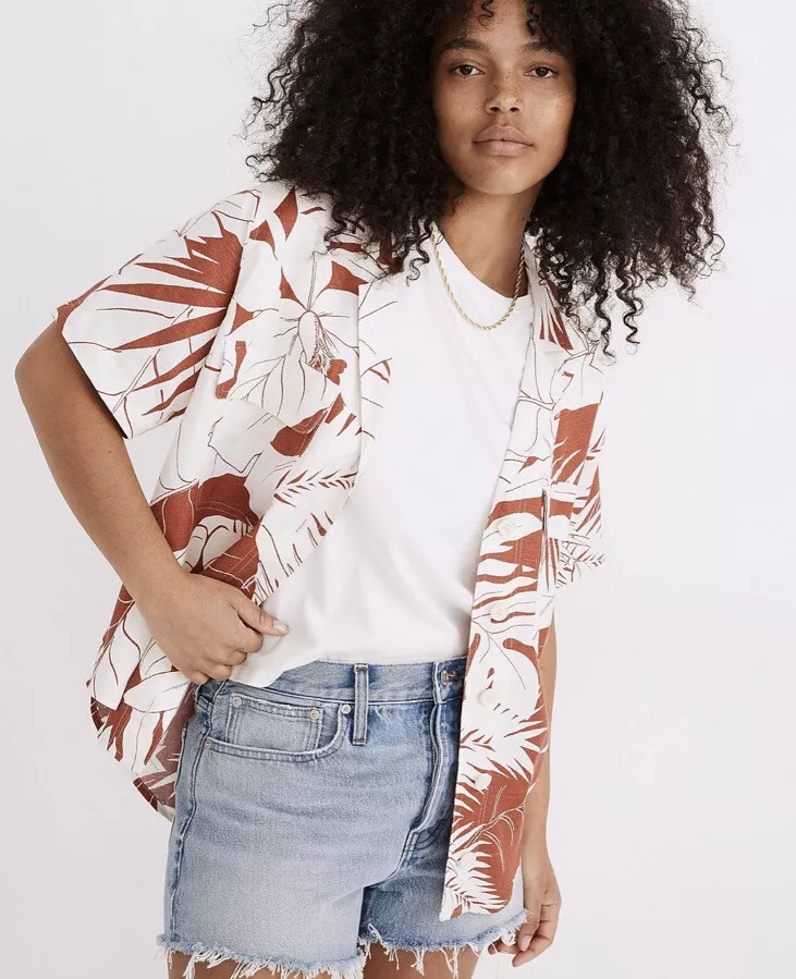 Madewell relaxed denim shorts 2025