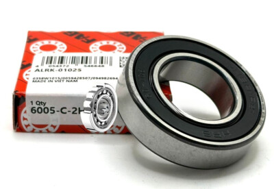 NEW 6005 C 2HRS C3 FAG DEEP GROOVE BALL BEARING, RUBBER SEALED 25x47x12 mm