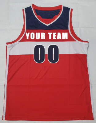 Washington WAS Basketball Personalized Team Name Player Number Custom Jersey