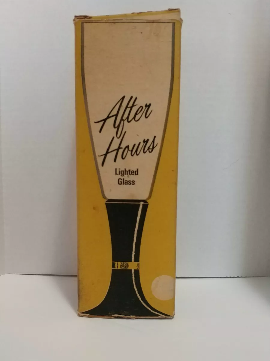 After outlet hours glass