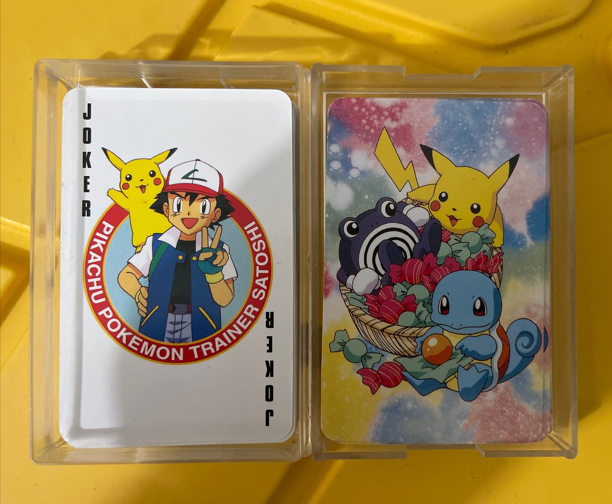 Pikachu Pokémon Trainer Satoshi Playing Cards | eBay