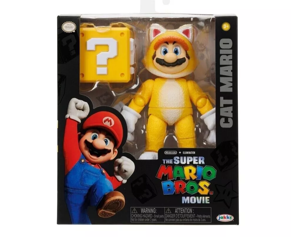 Nintendo The Super Mario Bros. Movie Cat Mario Action Figure