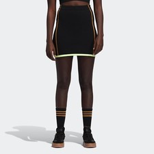 Adidas Originals Ivy Park Women's Black Ivy Park Knit Skirt GV4820