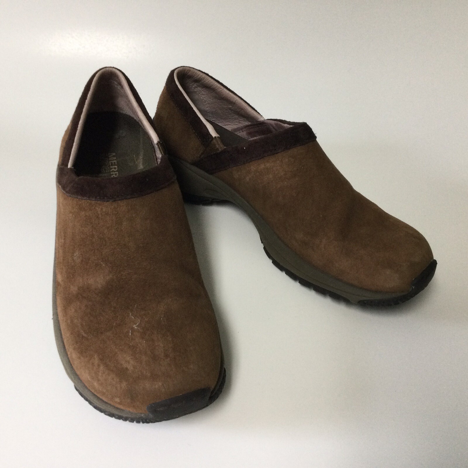 Scarpe slip on Merrell da donna taglia 7M Jungle Moc Sunset Red Performance