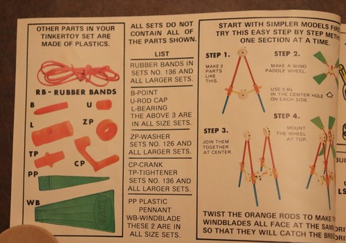 TINKERTOY JUNIOR ARCHITECT SET, 1979 - COMPLETE WITH BOOKLET - GREAT CONDITION ! - Picture 6 of 12