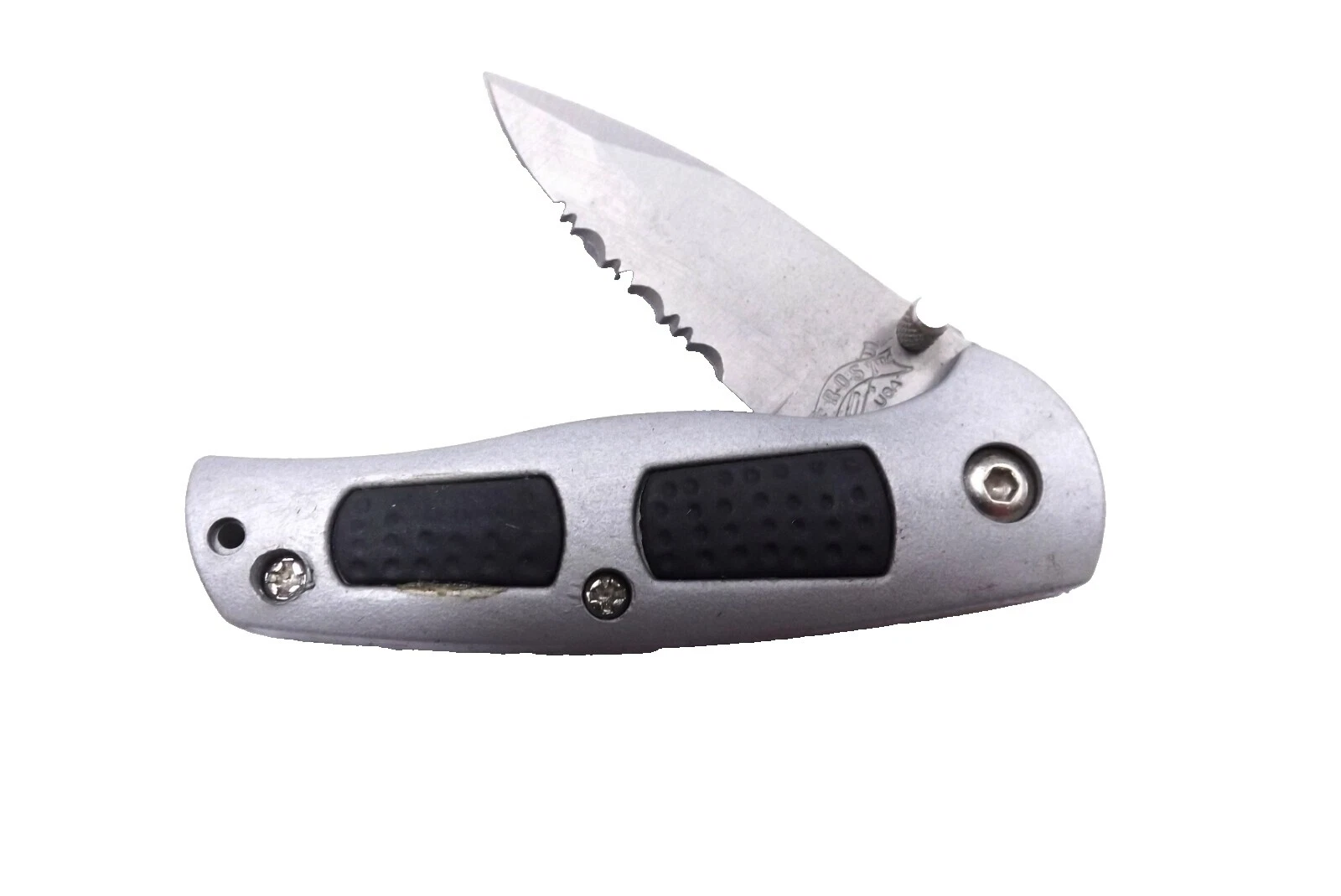 Stainless Steel Blade Black Plastic Handle Collectible Vintage Folding Knives