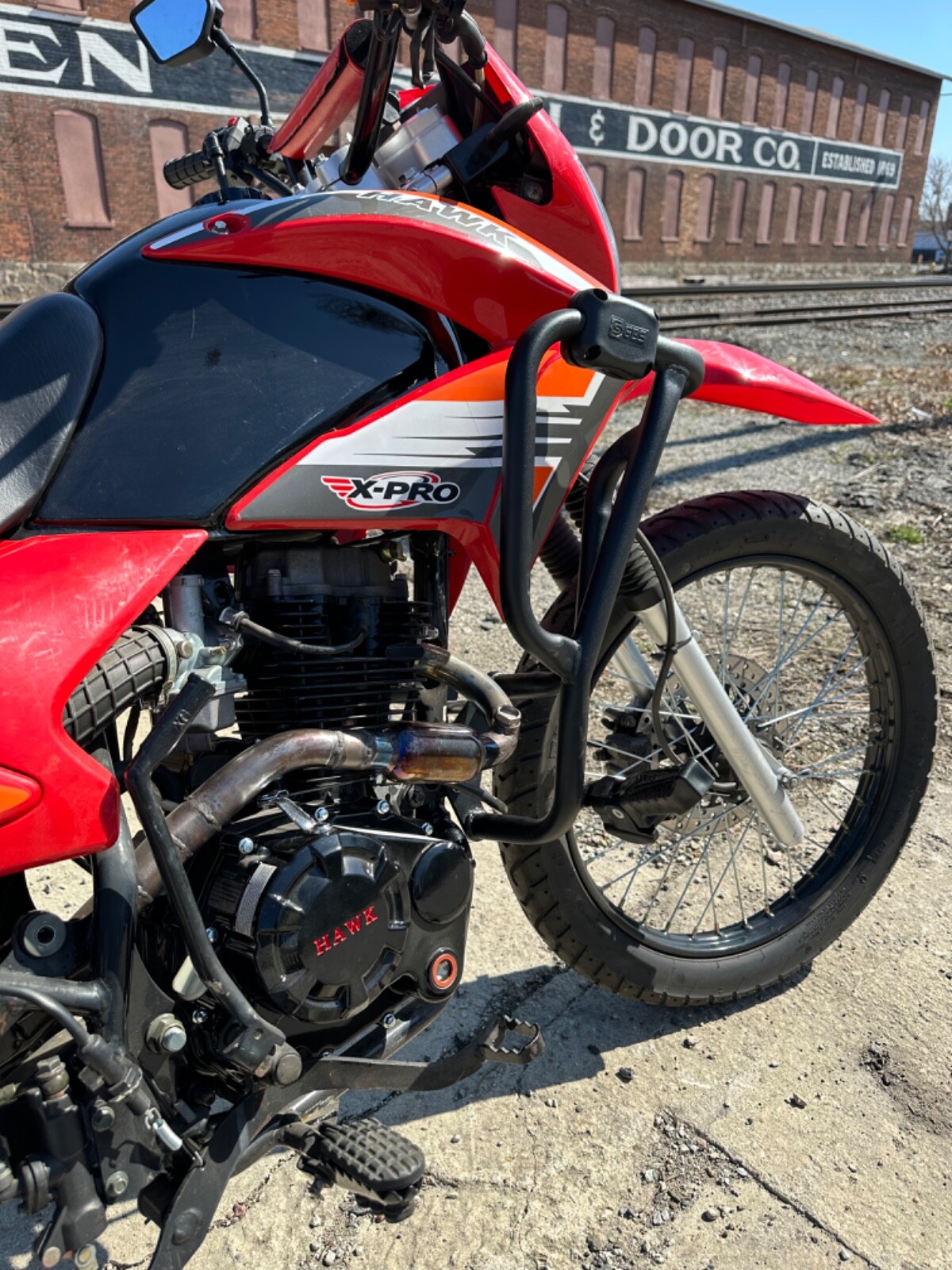 Hawk 250 highway bars/crash bars