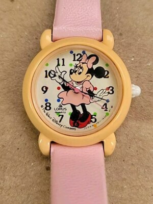 VTG Disney Lorus Pink Minnie Mouse Women’s Kids Watch il_fullxfull.7608849298_98ga.jpg main image 4