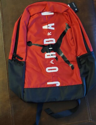 Nike Air Jordan Jumpman Split Backpack Large Laptop School Red