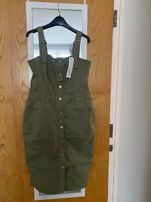 olive green dungaree dress Buy Roadster Women Olive Green Midi Dungaree Dress with Studs - Dresses for Women 7370280