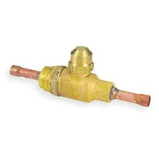 JB INDUSTRIES V34201 Refrig Ball Valve,1/2" ODF,500 psi