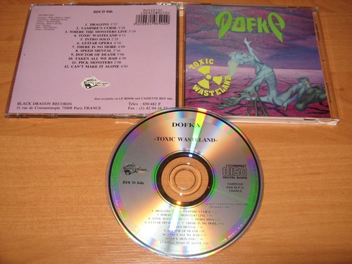 DOFKA - Toxic Wasteland - ORG 1st BLACK DRAGON press RARE OOP