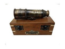 1920 DOLLOND London Brass Maritime Vintage Telescope, Nautical Spyglass Antiq...