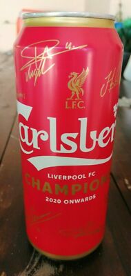 Liverpool Premier League Carlsberg Beer Cans limited edition NO