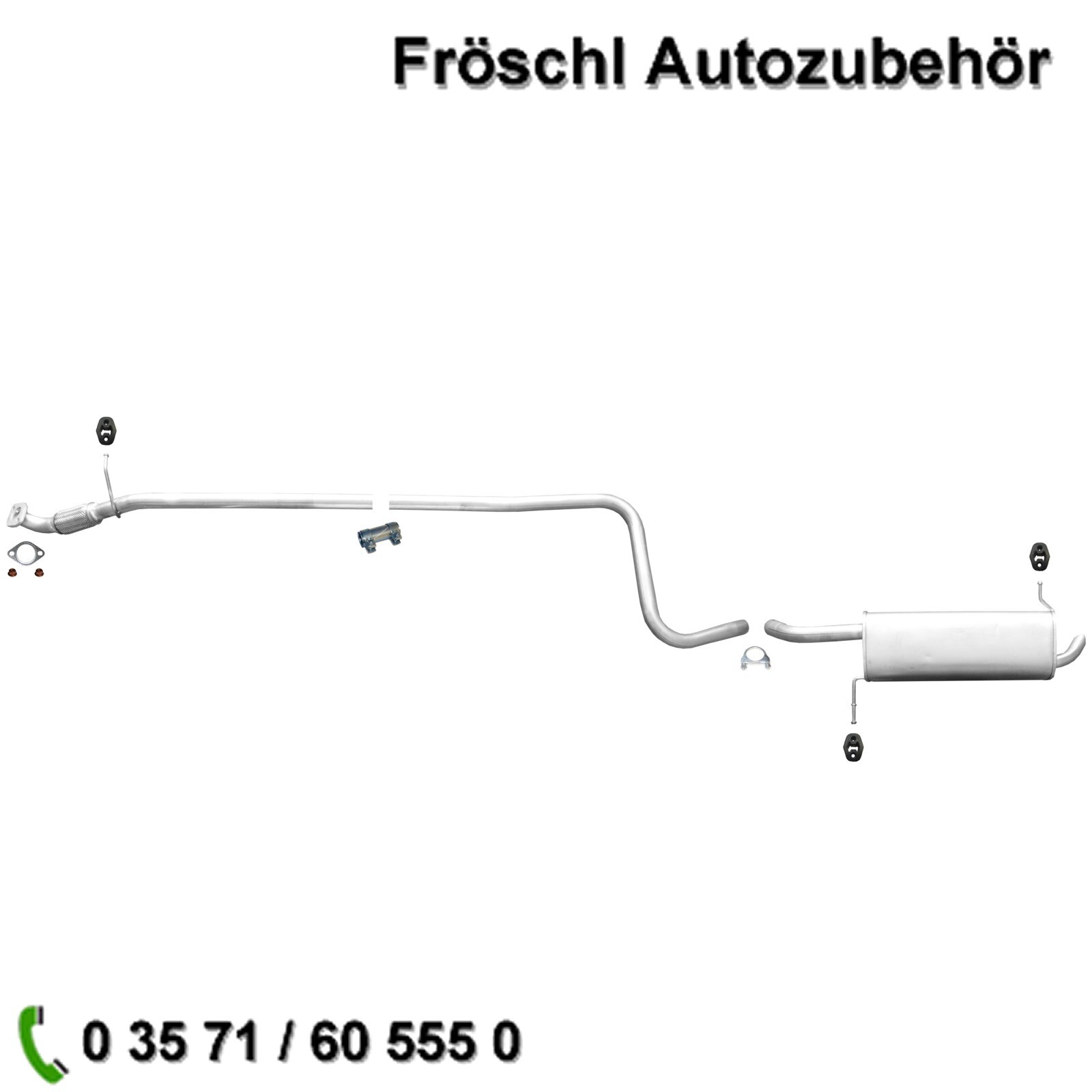 Mittelrohr & Endschalldämpfer Supersprint 815225