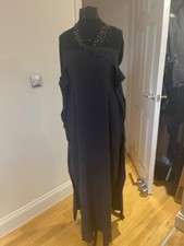 Urban Outfitters Light Before Dark Maxi Slip Dress and Playsuit, M, Dark Grey