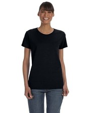 5 PACK OF Gildan Ladies Cotton Preshrunk 5.3 oz. Missy Fit T-Shirt - G500L