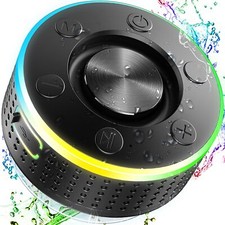Bluetooth Shower Speaker Portable Speaker Bluetooth 5.3 with Suction Cup Wire...