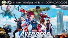 NUOVO PC computer gioco Marvels Avengers per Windows 10 11 STEAM download codice chiave
