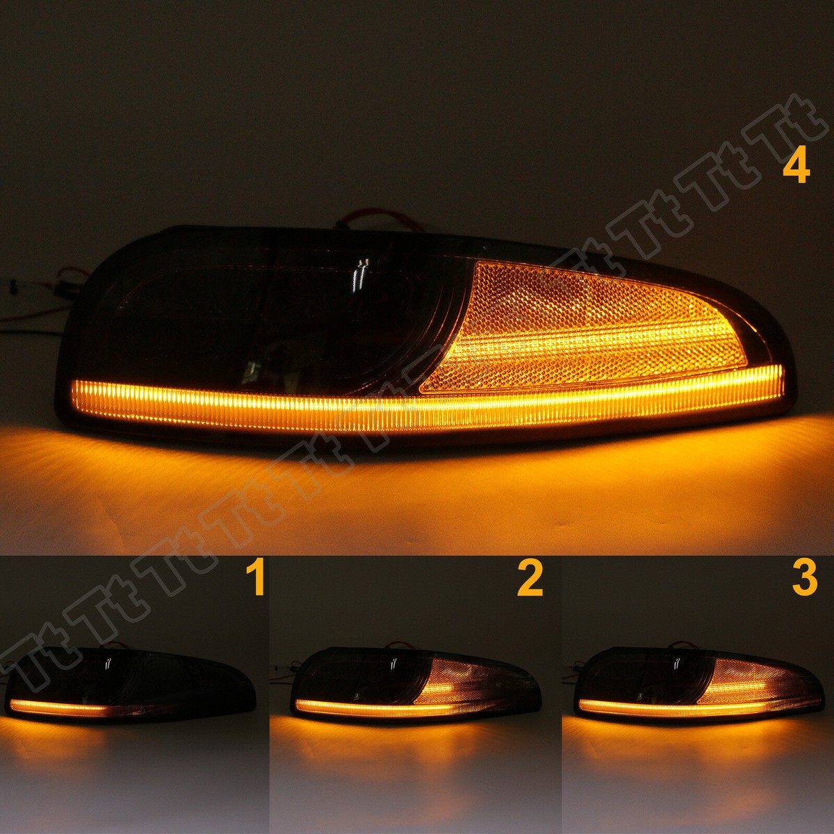 For 97-04 Chevy Corvette C5 Sequential LED Turn Signal Lights