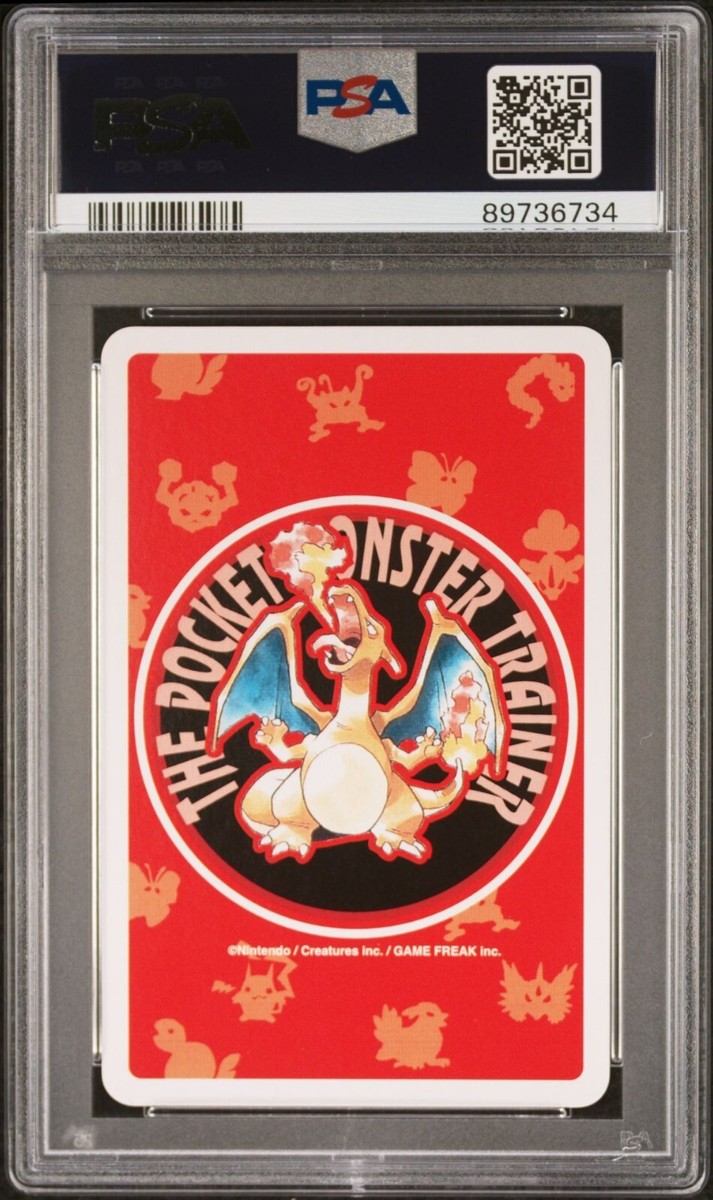 PSA10 ウインディ ポケモントランプ 赤 1996 PSA 10 OF SPADES 1996 POKEMON RED VERSION PLAYING CARDS 004