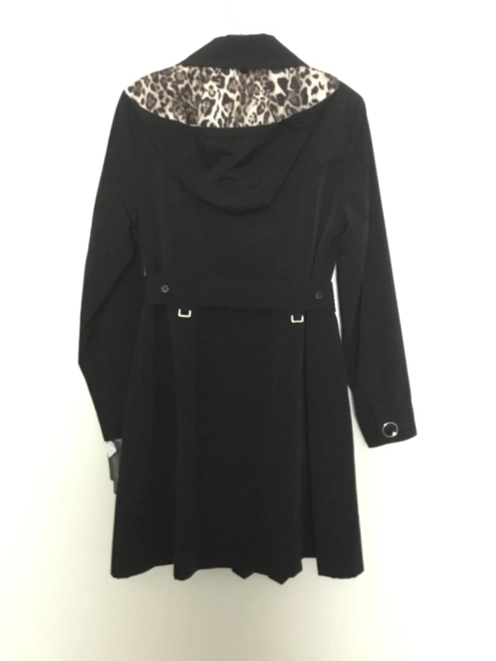 Gallery New York Women's Belted Trench Raincoat Size M #627-R - Image 3 of 4