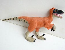 2004 K M Wild Republic Velociraptor Toy 6" Dinosaur Figure