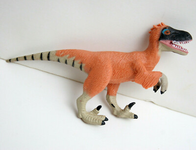 K&M Wild Republic 2004 Velociraptor Toy 6'' Dinosaur Figure