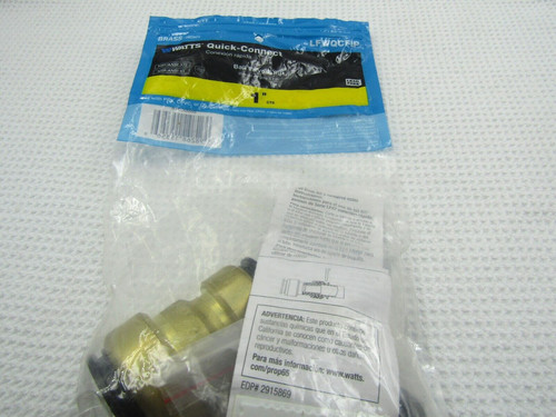 Watts Full Port  Ball Valve Lead Free Quick Connect X FIP 1" 88005518 