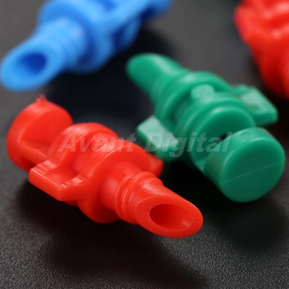 100 Pcs Adjustable Dripper Micro Drip Irrigation Watering Anti-clogging Emitter Garden Irrigation Nozzle for 1/4 inch Hose Buy cheaply on