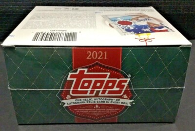 2021 TOPPS HOLIDAY MEGA BOX BASEBALL TRADING CARDS FACTORY SEALED