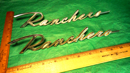 BU69 Ford Ranchero Fender Emblems Vintage Script 1961 #C1DB16098 FALCON ...