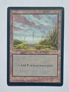 Magic MTG - Swamp Mirage Basic Land 1996 L/P NM