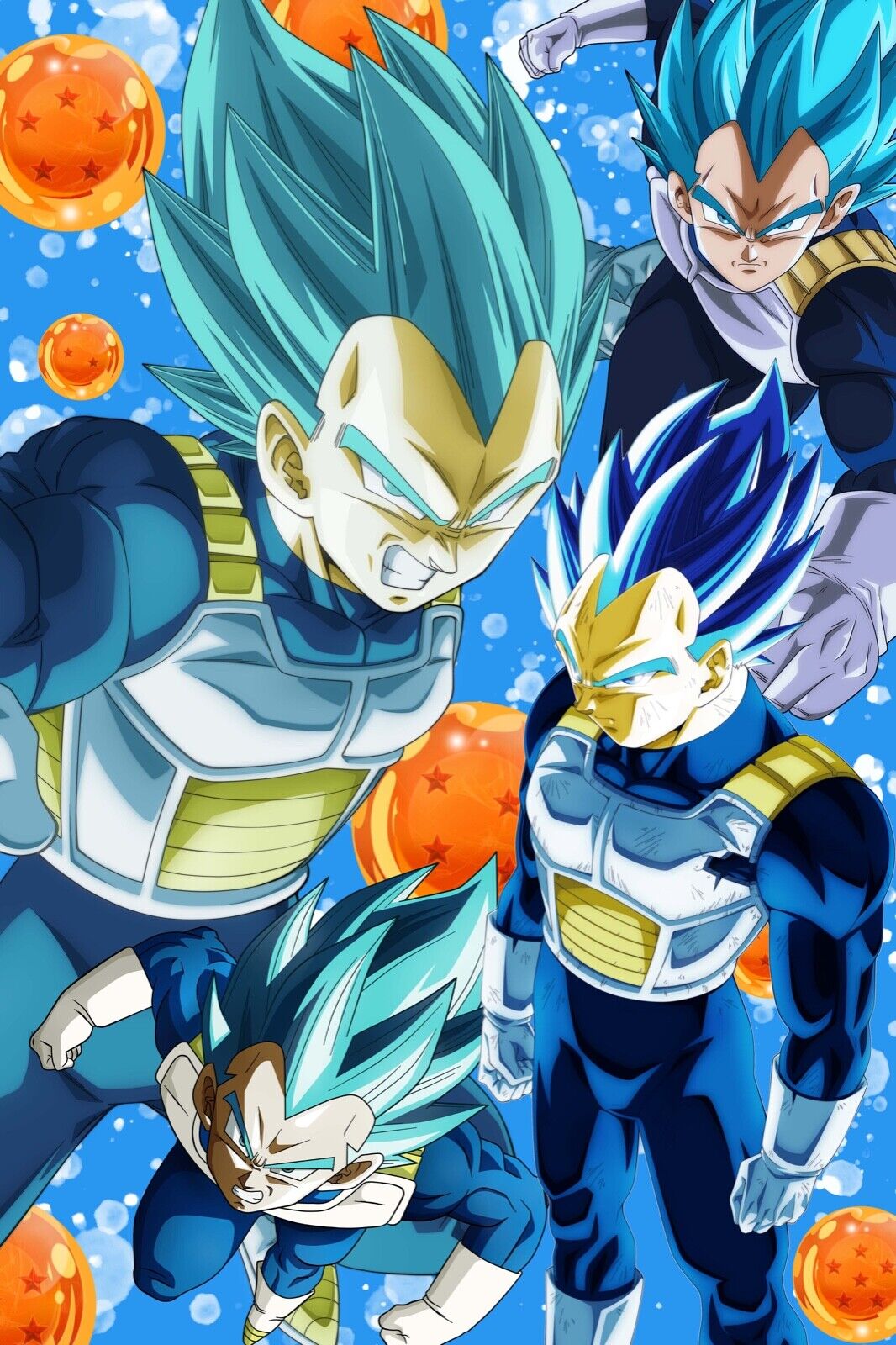 Vegeta SSJ Blue 》  Dibujos, Dragones, Pósteres ilustraciones