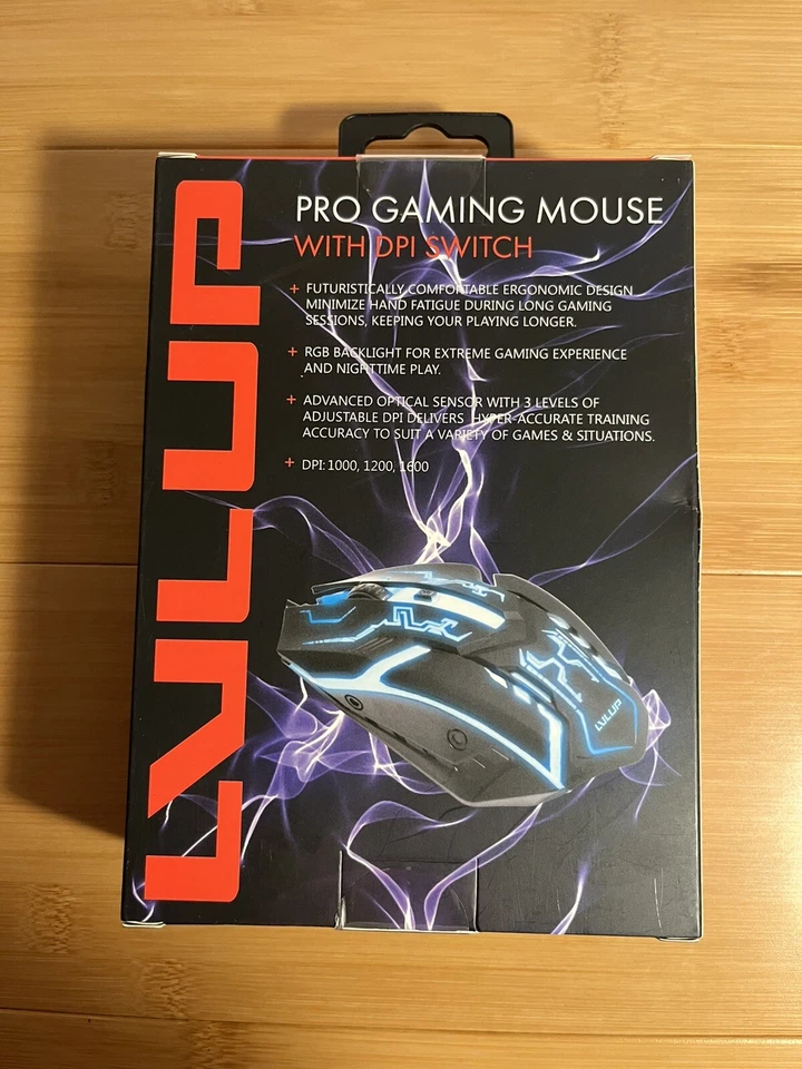 LVLUP Pro Gaming Mouse w/ DPI Switch & RGB LU737 - Image 2 of 3