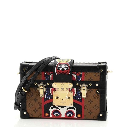 Louis Vuitton Petite Malle Kabuki Reverse Monogram Japanese trunk bag Authentic