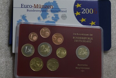 DEUTSCHLAND EURO PROOF KURSMÜNZENSATZ 2006 D B46
