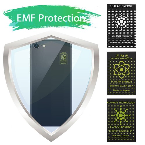 Quantum Anti Radiation Shield 5G protection EMF - Téléphones Ordinateurs portables - 10 autocollants - Photo 12 sur 17