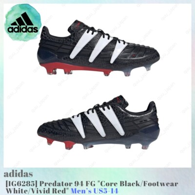adidas Predator 94 FG Core Black Footwear White Vivid Red