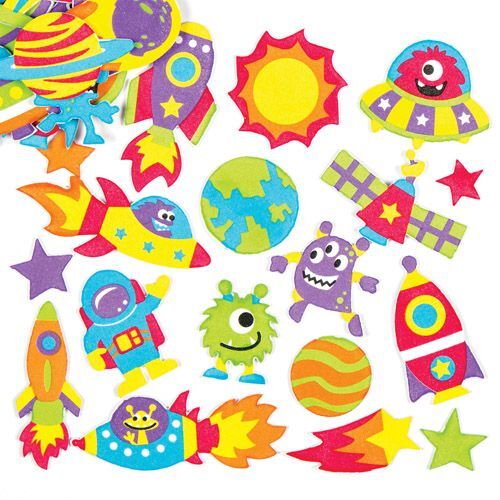 Aufkleber x90 3er-Pack 30 selbstklebende Themenformen Kinder & Erwachsene Handwerk Kartenherstellung - Bild 10 von 24