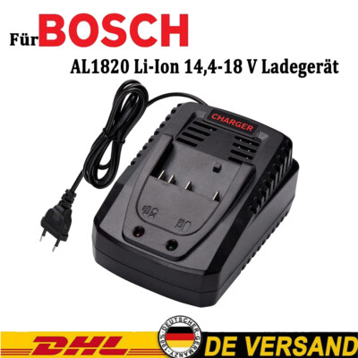 für Bosch Professional AL 1820 CV Schnell 14.4V - 18V Li-ion Ladegerät NEU & OVP