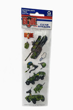 2000 GI Joe clear Stickers Decals amscan, NIP. Army Military Hasbro, Inc Vintage