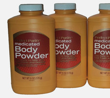 3 Perfect Purity Medicated Body Powder, 6 oz. Relieve pain and itch from bites